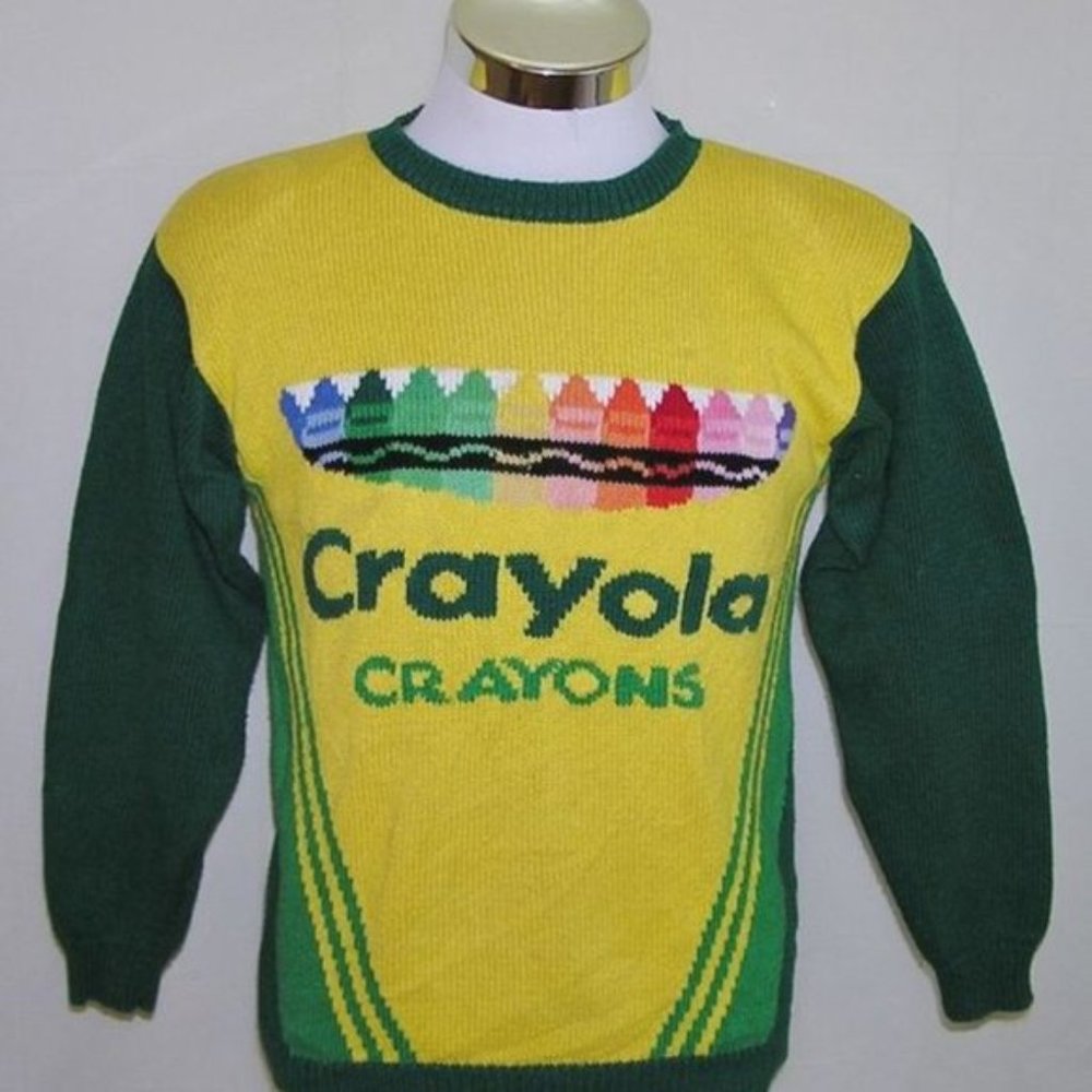 ISO VINTAGE EAGLES EYE CRAYOLA SWEATER